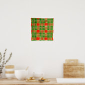 AFFICHE 16"x16" TARTAN MAC GREGOR (Cuisine)