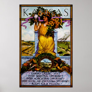 Affiche 1911 du Kansas