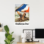 Affiche 1944 Souvenez-vous d'Oran France Seconde (Bureau à domicile)