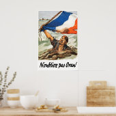 Affiche 1944 Souvenez-vous d'Oran France Seconde (Cuisine)