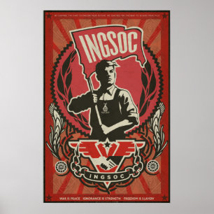 Affiche 1984 de propagande d'INGSOC
