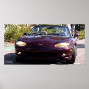 AFFICHE 2000 D'EDITION SPÉCIALE DE MAZDA MIATA