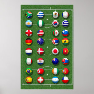 Affiche 2010 de coupe du monde