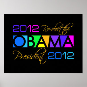 Affiche 2012 d'OBAMA