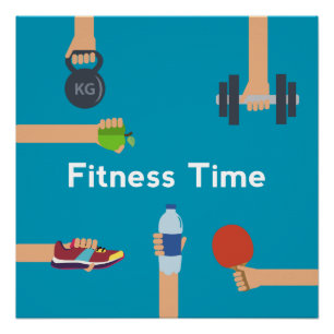Affiche 20" de gymnase x 20", papier d'affiche