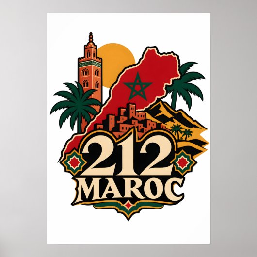 Affiche 212 Maroc (Devant)