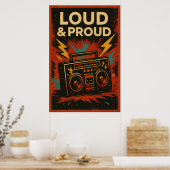 Affiche 21, Fière et Forte, Vintage (Cuisine)