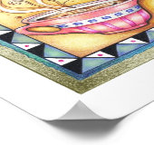 AFFICHE 28x28cm - COOL BEANS ! Art du café (Coin)