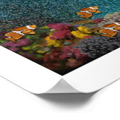 Affiche 3D "Récif de corail" 20" x 16" par Magic E (Coin)