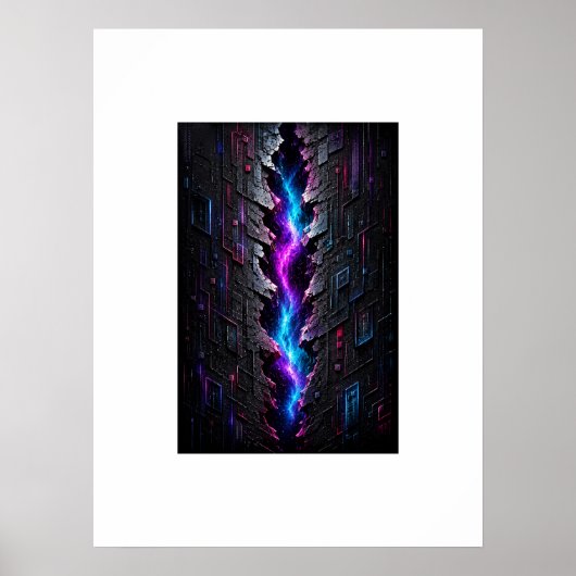 Affiche 3D Rift Dimensionnel (Devant)