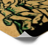 Affiche 4 juillet Iwo Jima Dieu bénisse l'Amérique (Coin)