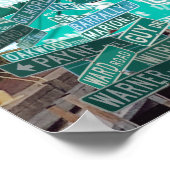 Affiche 59,26" x 40,0 - Rues de NT (Coin)