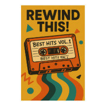 Affiche 7, Rewind This!, Vintage