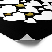 Affiche 80e anniversaire - 80 ans d'amour (Coin)