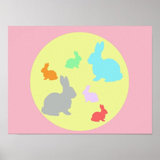 Affiche A3 Monde Lapin / Lapereau (Devant)