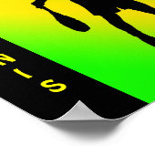 affiche à bille de rebond silhouette (Coin)