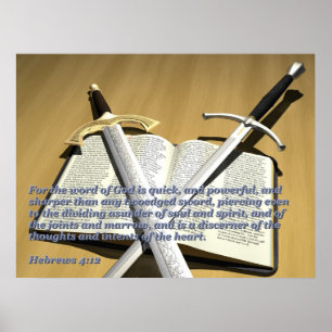 Affiche à deux épées