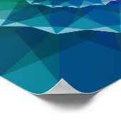 Affiche à motif en spirale coloré (Coin)