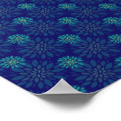 Affiche à motif floral (Coin)