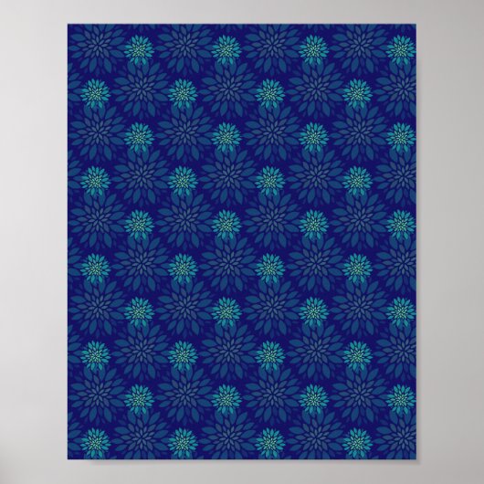Affiche à motif floral (Devant)