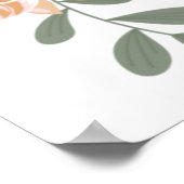 Affiche à motif floral (Coin)