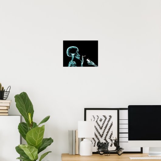 affiche à rayons X (Bureau à domicile)