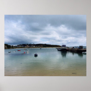 AFFICHE - à travers l'eau