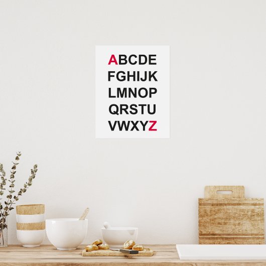 Affiche ABC (Cuisine)