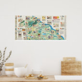 Affiche ABC du comté de York (Cuisine)