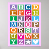 Affiche ABC (Rose) (Devant)