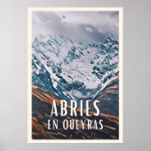 Affiche Abriès en Queyras Station de ski (Devant)