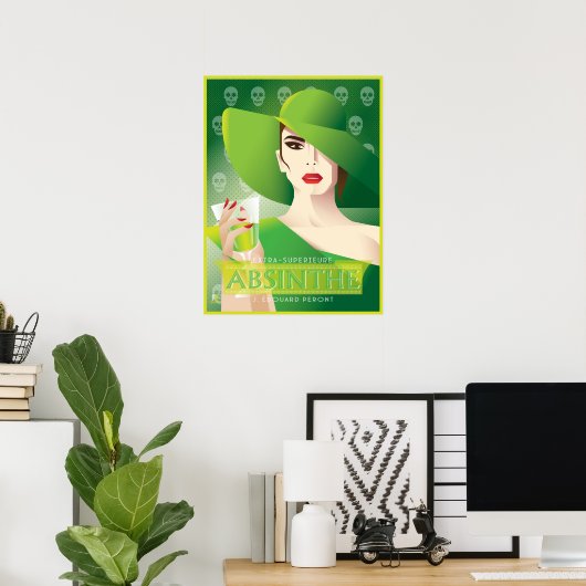 Affiche Absinthe (Bureau à domicile)