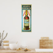 Affiche ABSINTHE CUSENIER (Cuisine)