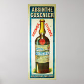 Affiche ABSINTHE CUSENIER (Devant)