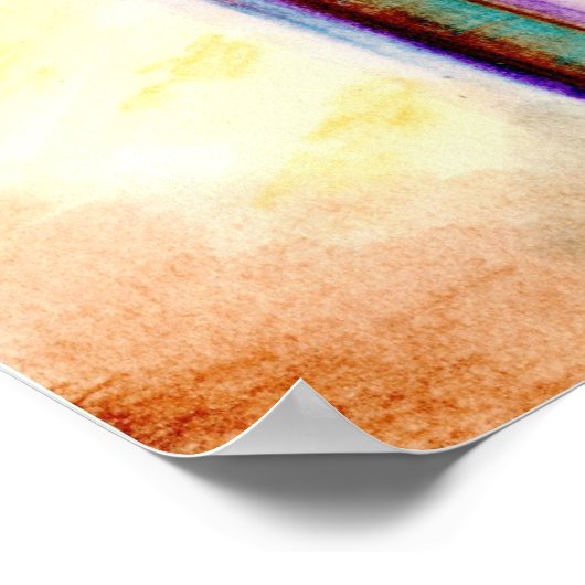 Affiche Abstraite (Coin)