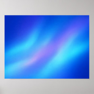 Affiche Abstraite avec Dégradé Bleu Cyan Violet Rê
