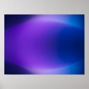 Affiche Abstraite avec Dégradé de Bleu Violet Lumi