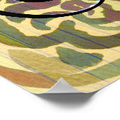 Affiche Abstraite couleur de la paix (Coin)