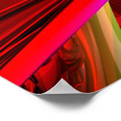 Affiche Abstraite Couleur de Runaway (Coin)