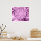 Affiche Abstraite de fleurs (Cuisine)