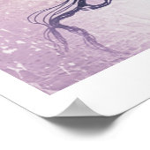 Affiche abstraite de flux dynamique neurographique (Coin)