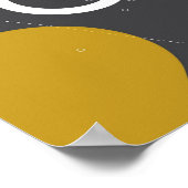 Affiche Abstraite de la course spatiale (Coin)