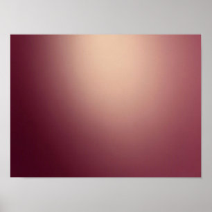 Affiche abstraite dégradé doux rose rouge Bourgogn