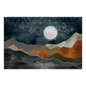 Affiche Abstraite du paysage (Devant)
