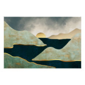 Affiche Abstraite du paysage (Devant)