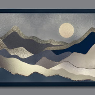 Affiche Abstraite du paysage