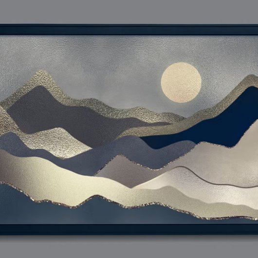 Affiche Abstraite du paysage