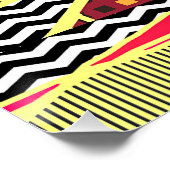 Affiche Abstraite du paysage (Coin)