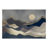 Affiche Abstraite du paysage (Devant)