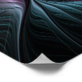 Affiche Abstraite en Imaginaire coloré (Coin)